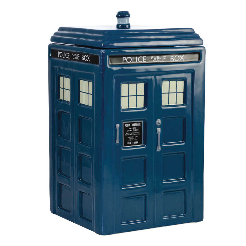 Doctor Who Thirteenth Doctor Tardis Figural Cookie Jar