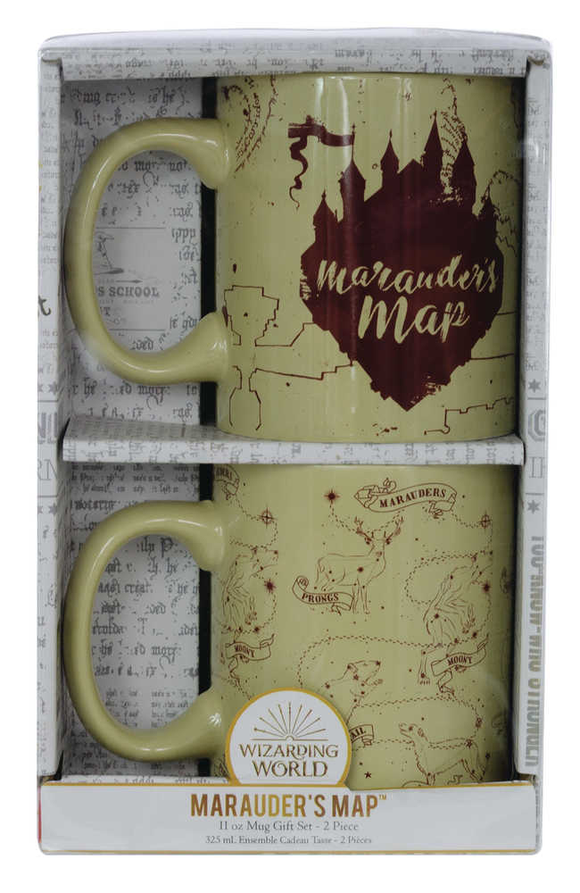 Harry Potter Marauders Map 11 Oz Mug 2 Pk Set