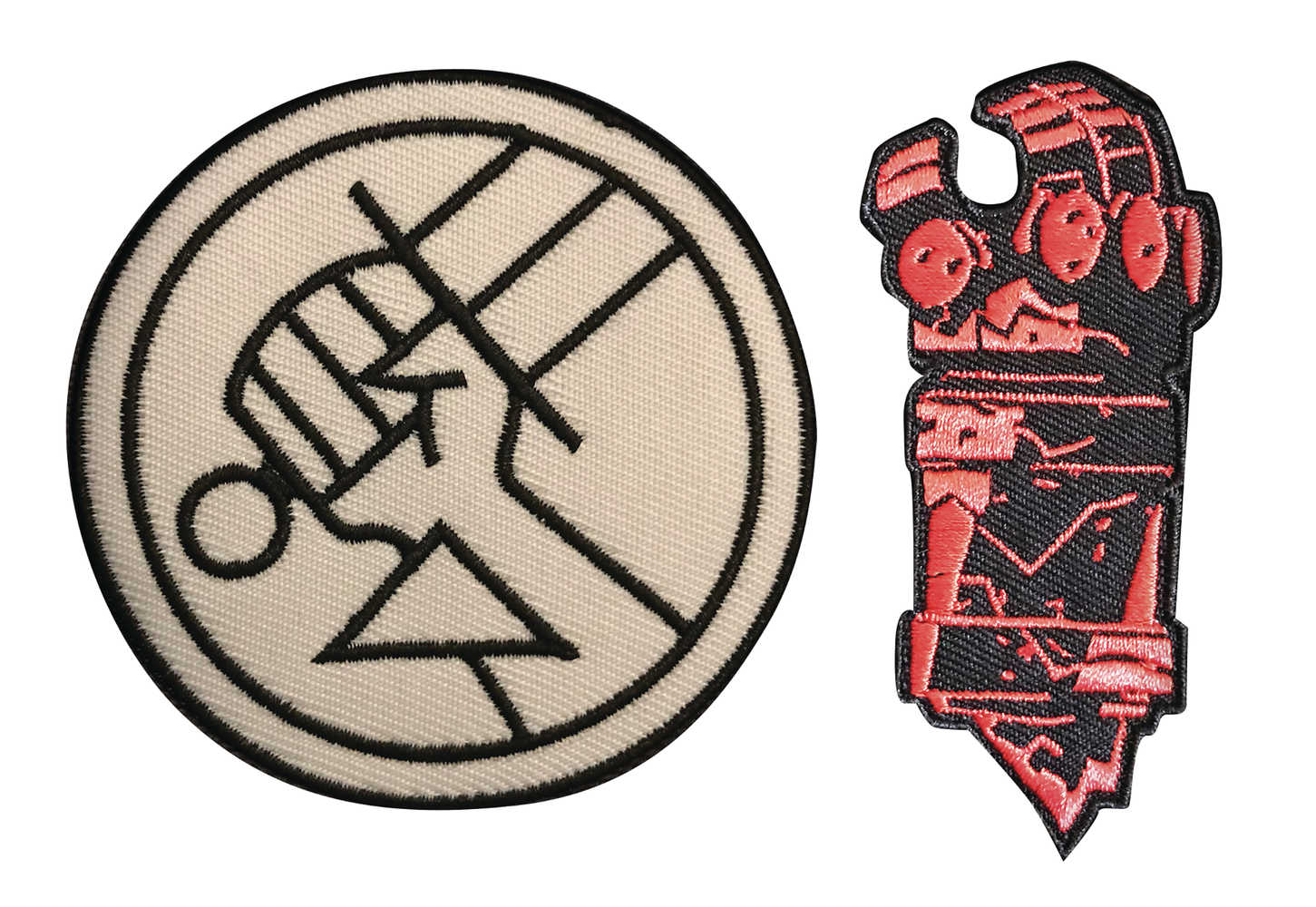 Hellboy BPRD Logo & Right Hand Of Doom 8 Pc Patch Assortment 