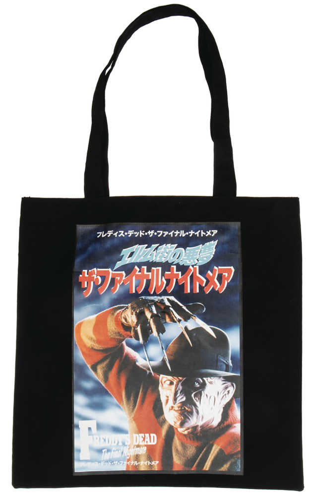 A Nightmare On Elm Street Poster Canvas Tote 