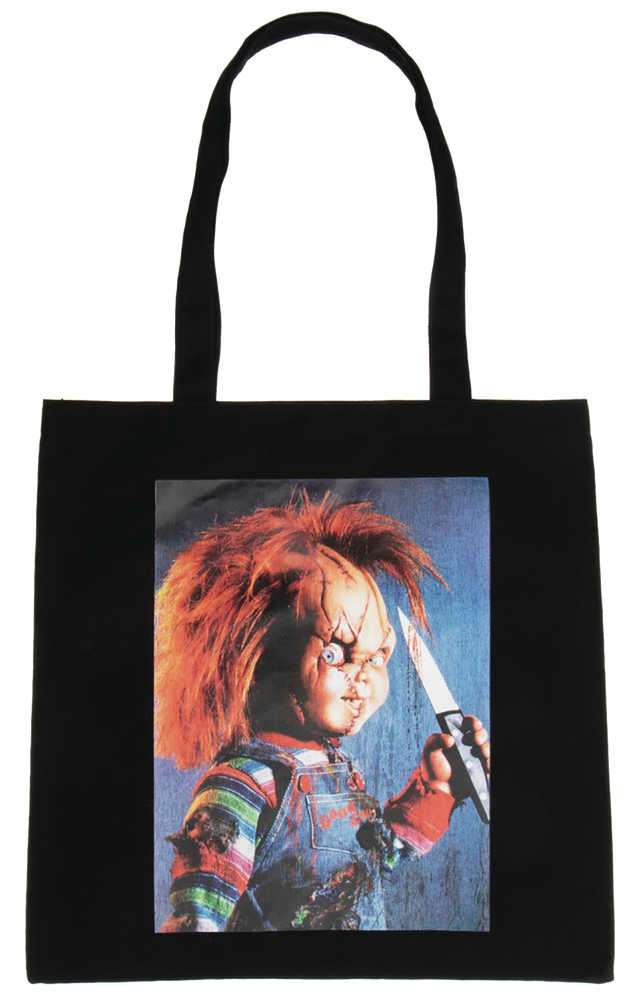 Childs Play Chucky Image Capture Canvas Tote 