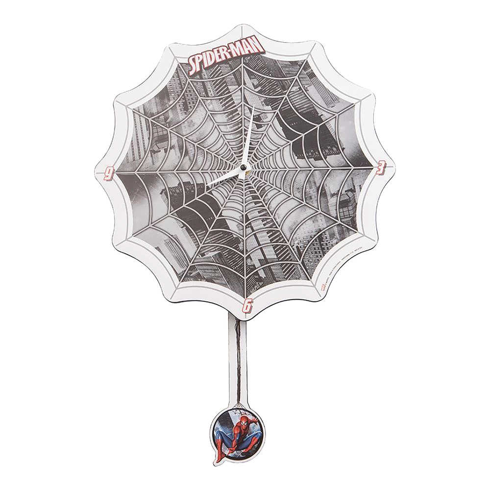 Marvel Spider-Man Web Shaped Deco Wall Clock