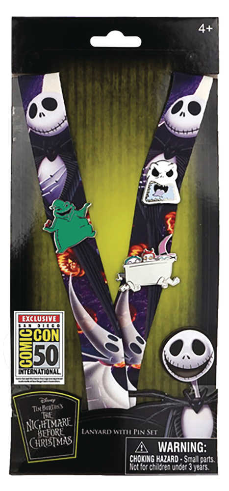 Nbx Con Exclusive Lanyard W/3 Pc Pin Set 
