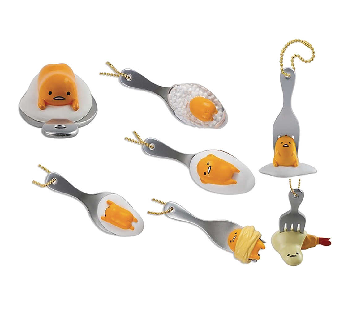 Gudetama Lazy Egg Series2 Keychain 24 Pc Blind Mystery Box Display 
