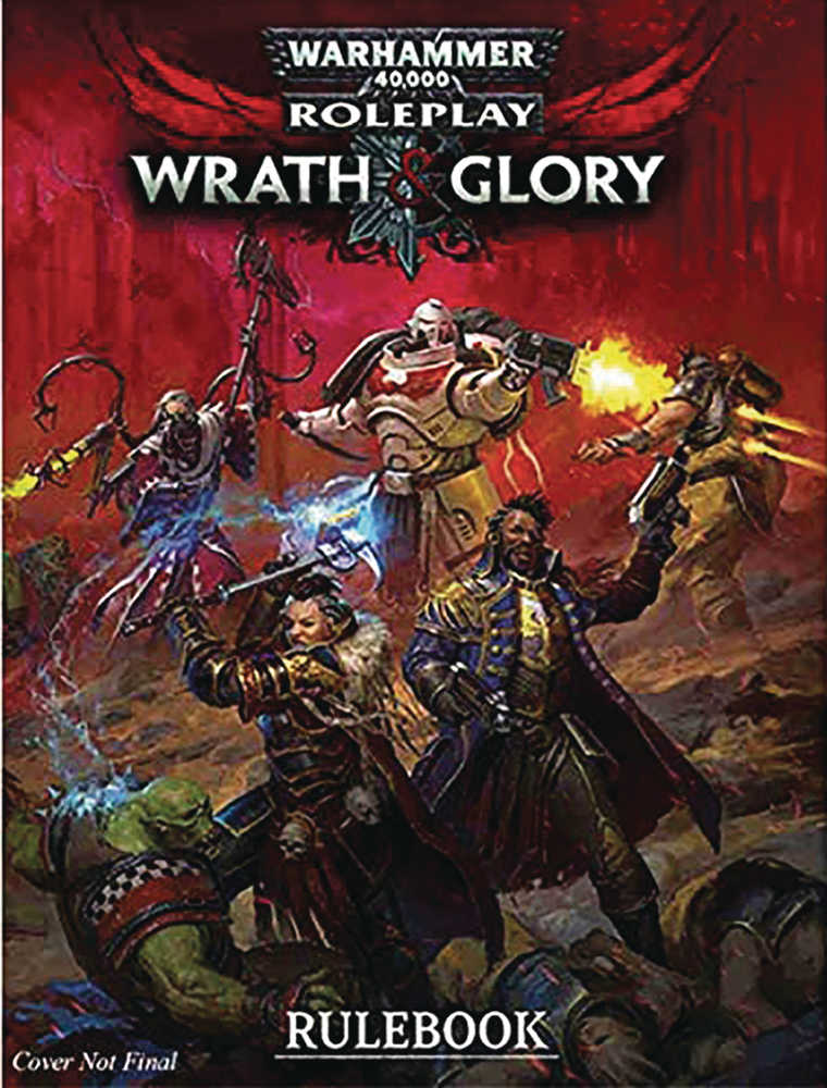 Warhammer 40 K Role Playing Game Wrath & Glory Rulebook Hardcover 