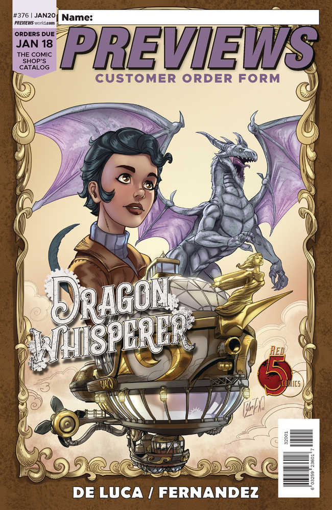 Previews #376 January 2020 Customer Order Form 