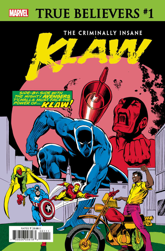 True Believers Criminally Insane Klaw #1