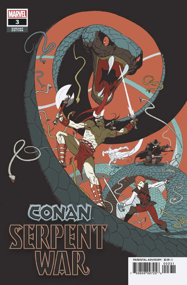 Conan Serpent War #3 (Of 4) Martin Variant