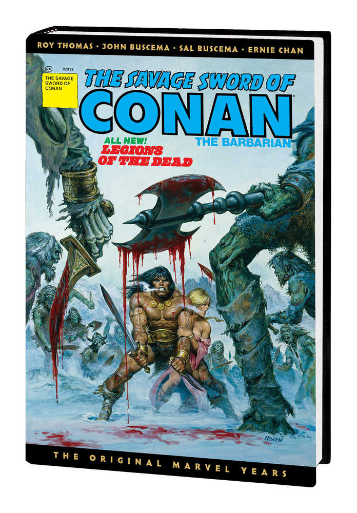Savage Sword Conan Original Marvel Years Omnibus Hardcover Volume 03 Direct Market Variant