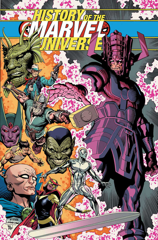 History Of Marvel Univ Treasury Edition TPB Mcniven Cover