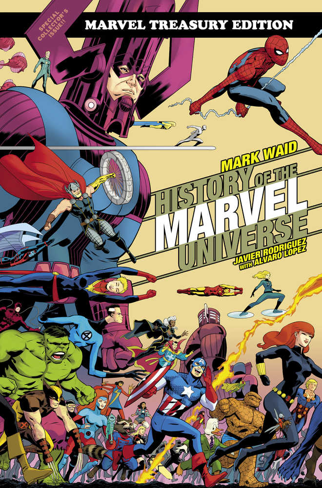 History Of Marvel Univ Treasury Edition TPB Rodriguez Cover Direct Market Variant