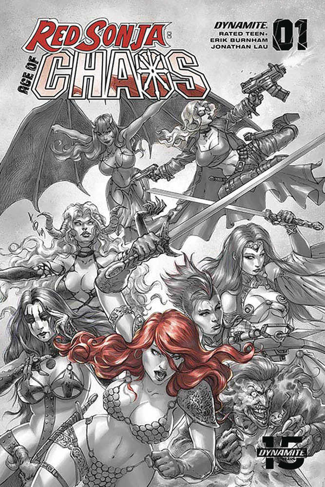 Red Sonja Age Of Chaos #1 40 Copy Quah Hell Red Variant Edition