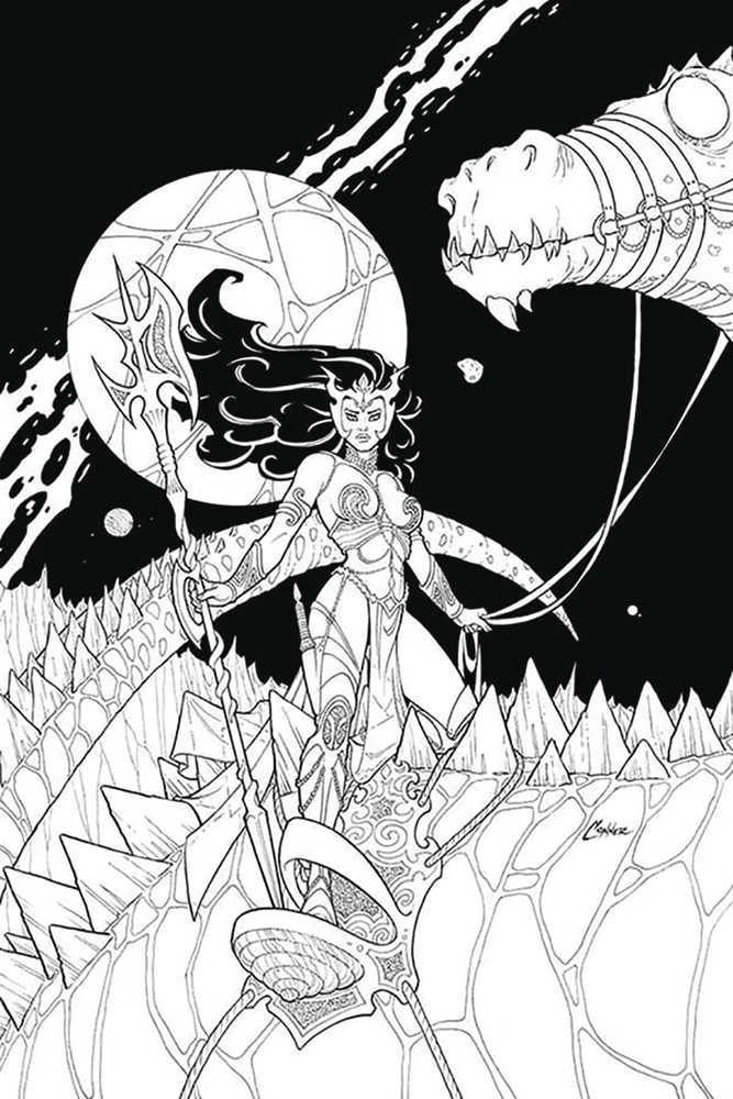 Dejah Thoris (2019) #2 30 Copy Conner Black & White Full Art Variant Edition