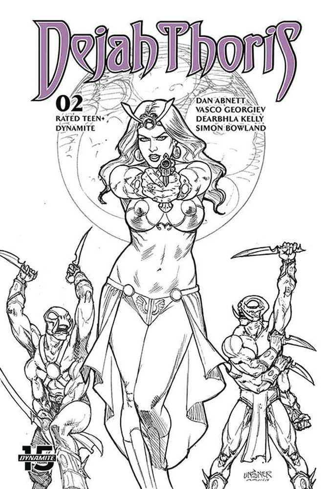 Dejah Thoris (2019) #2 50 Copy Linsner Black & White Variant Edition