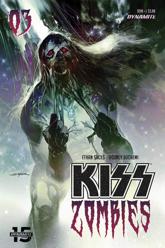 Kiss Zomibes #3 Cover B Sayger