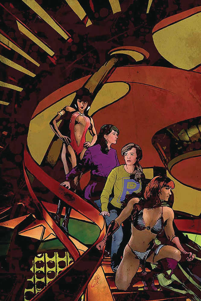 Red Sonja Vampirella Betty Veronica #8 Staggs Limited Full Art Cover