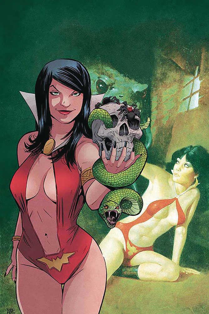 Vampirella Red Sonja #5 30 Copy Moss Full Art Variant Edition