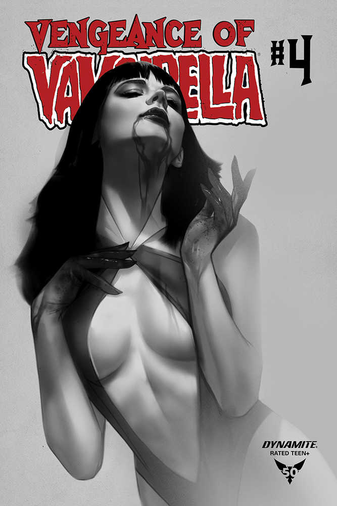 Vengeance Of Vampirella #4 30 Copy Oliver Black & White Variant Edition