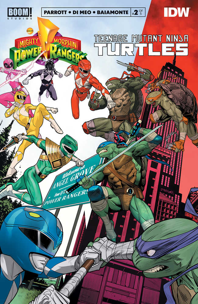 Power Rangers Teenage Mutant Ninja Turtles #2 Cover A Mora 