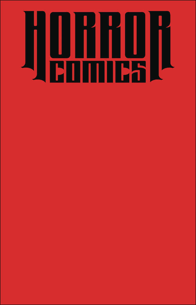 Horror Comics Sketchbook One Shot Blood Dead Edition