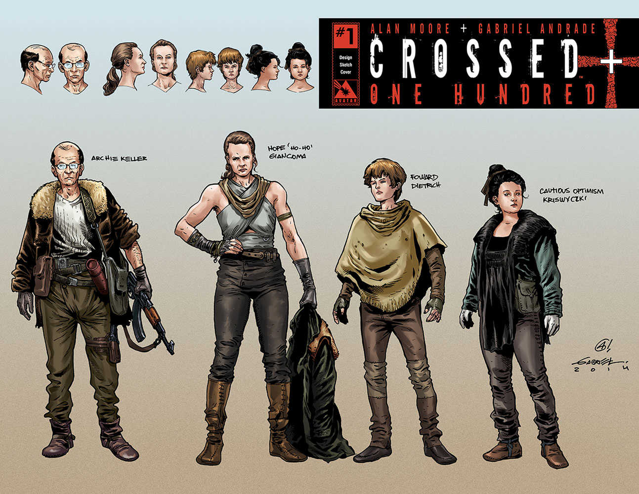 Crossed +100 #1 Design Sketch Variant (Mature)