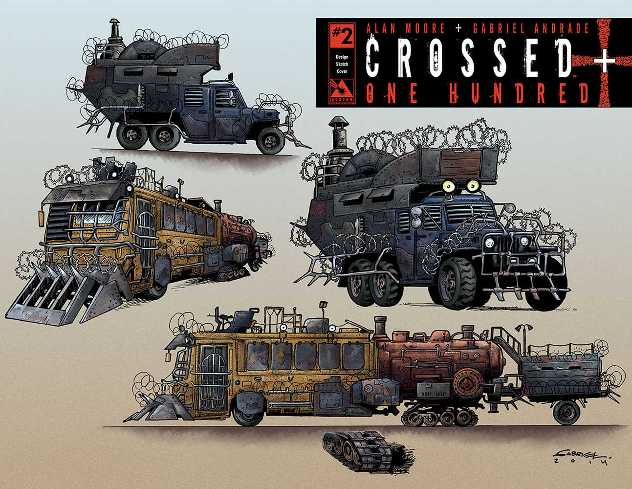 Crossed +100 #2 Design Sketch Variant (Mature)