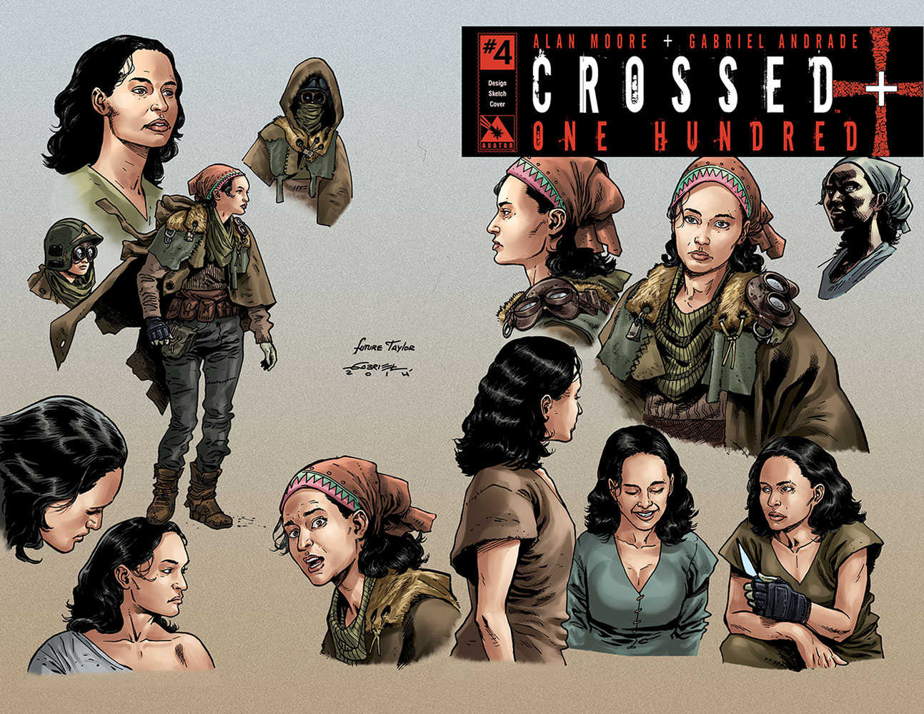 Crossed +100 #4 Design Sketch Variant (Mature)