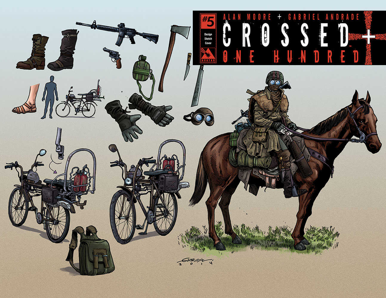Crossed +100 #5 Design Sketch Variant (Mature)