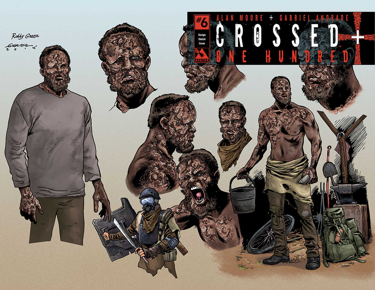 Crossed +100 #6 Design Sketch Variant (Mature)