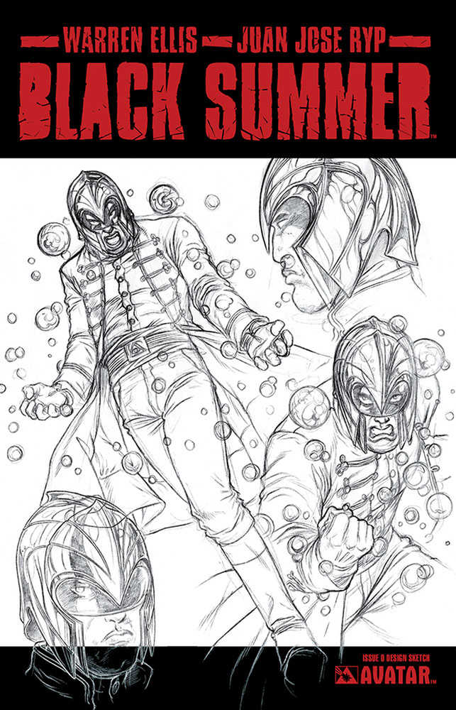 Black Summer #0 Design Sketch Variant (Mature)