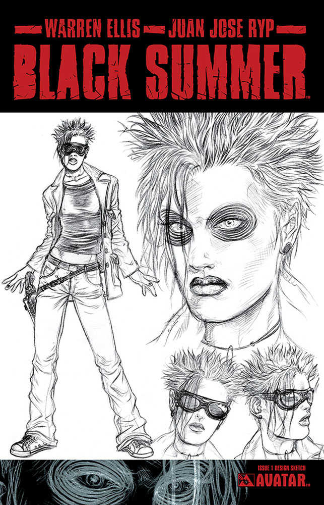 Black Summer #1 Design Sketch Variant (Mature)