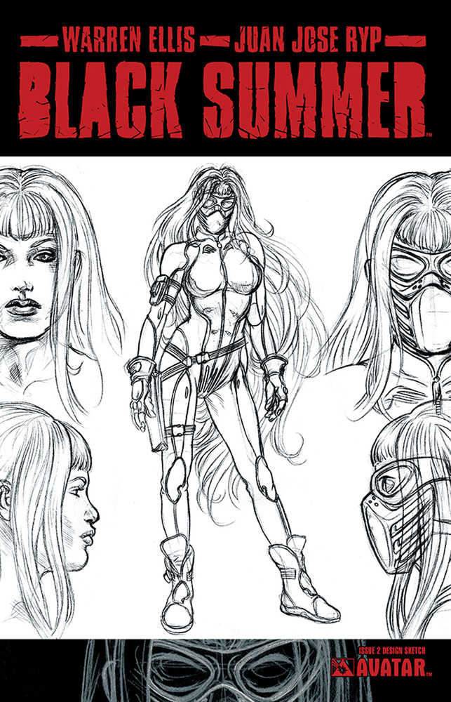 Black Summer #2 Design Sketch Variant (Mature)