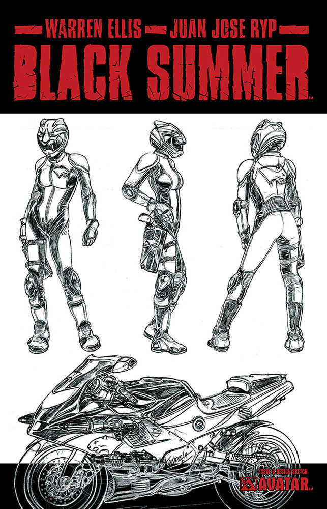 Black Summer #3 Design Sketch Variant (Mature)