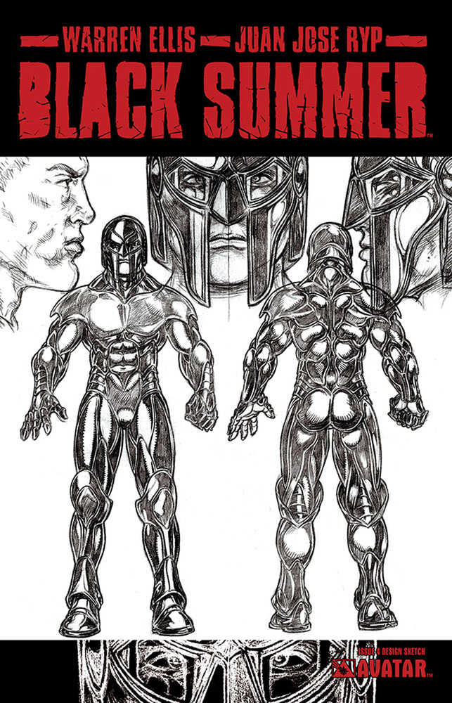 Black Summer #4 Design Sketch Variant (Mature)