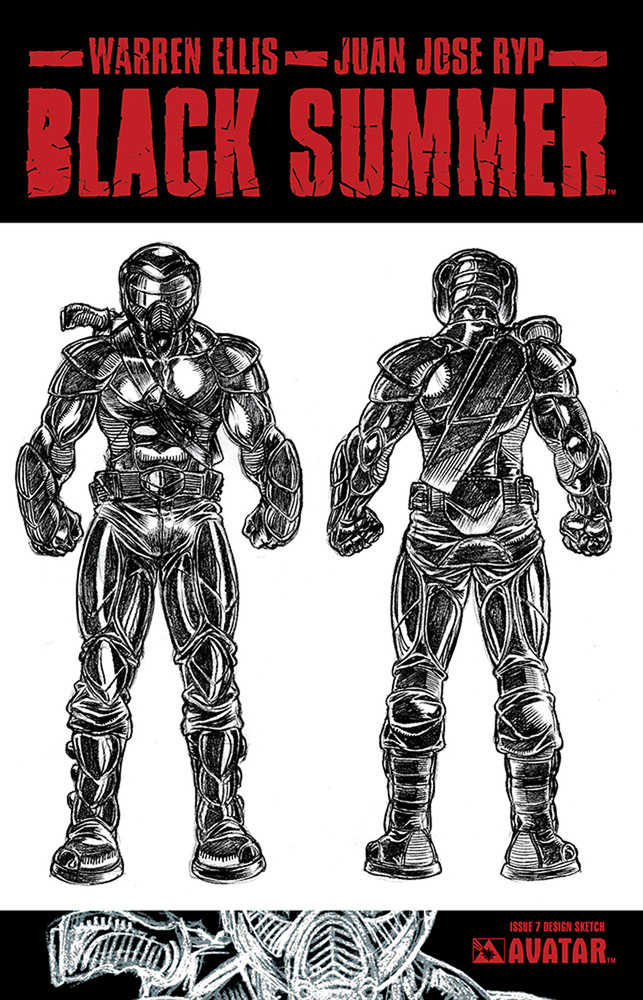 Black Summer #7 Design Sketch Variant (Mature)