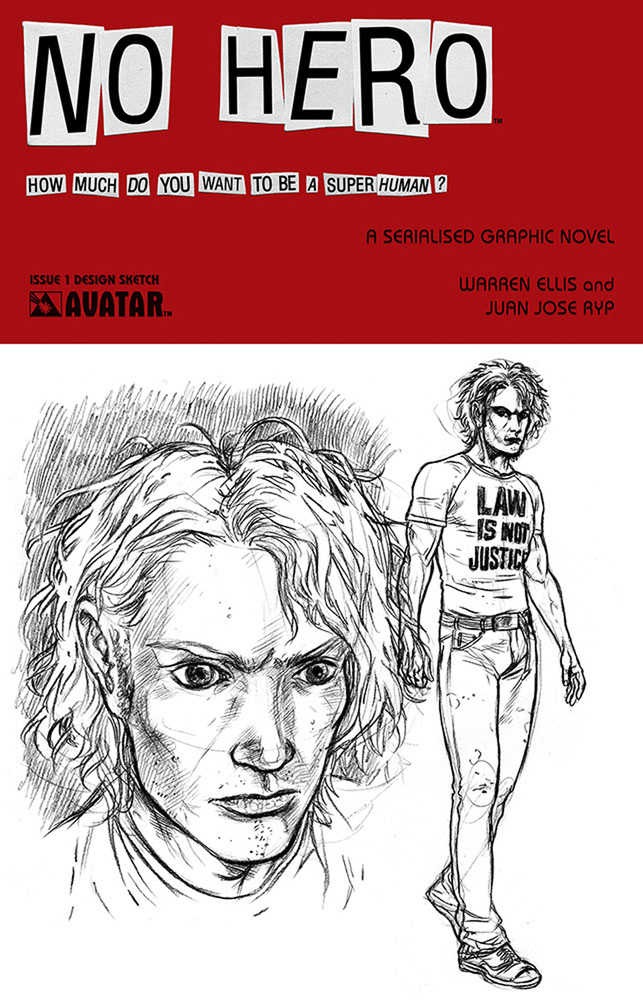 No Hero #1 Design Sketch Variant (Mature)