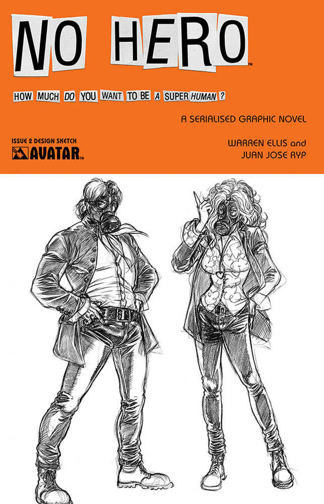 No Hero #2 Design Sketch Variant (Mature)