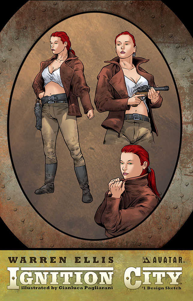 Ignition City #1 Character Design Variant (Mature)