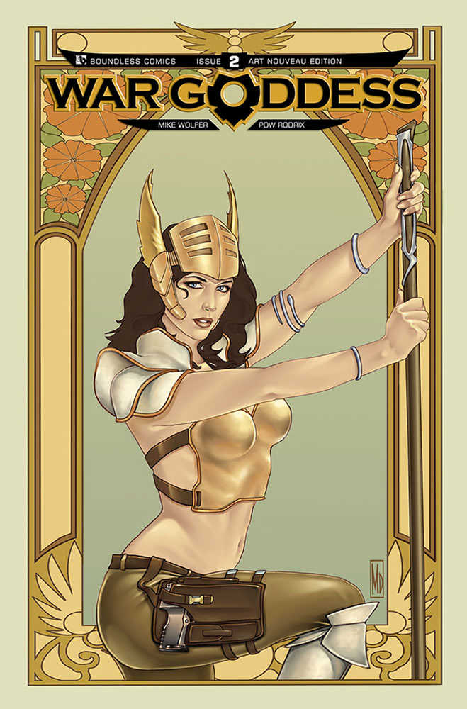 War Goddess #2 Art Nouveau Variant (Mature)