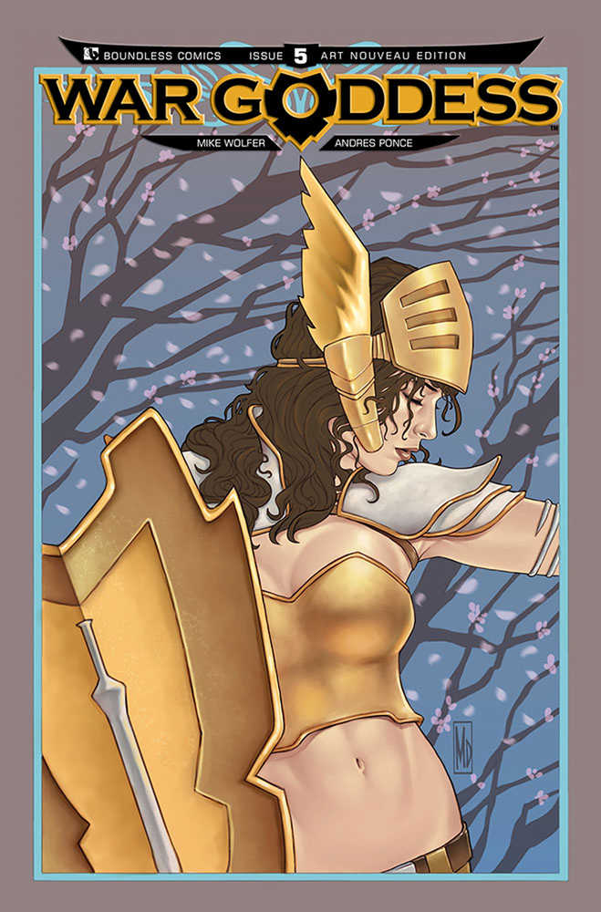 War Goddess #5 Art Nouveau Variant (Mature)