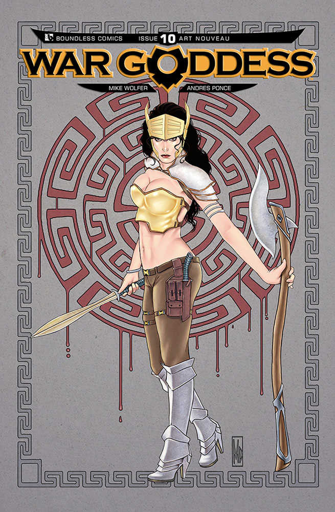 War Goddess #10 Art Nouveau Variant (Mature)