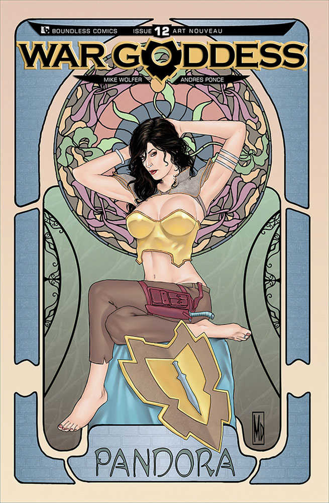 War Goddess #12 Art Nouveau Variant (Mature)