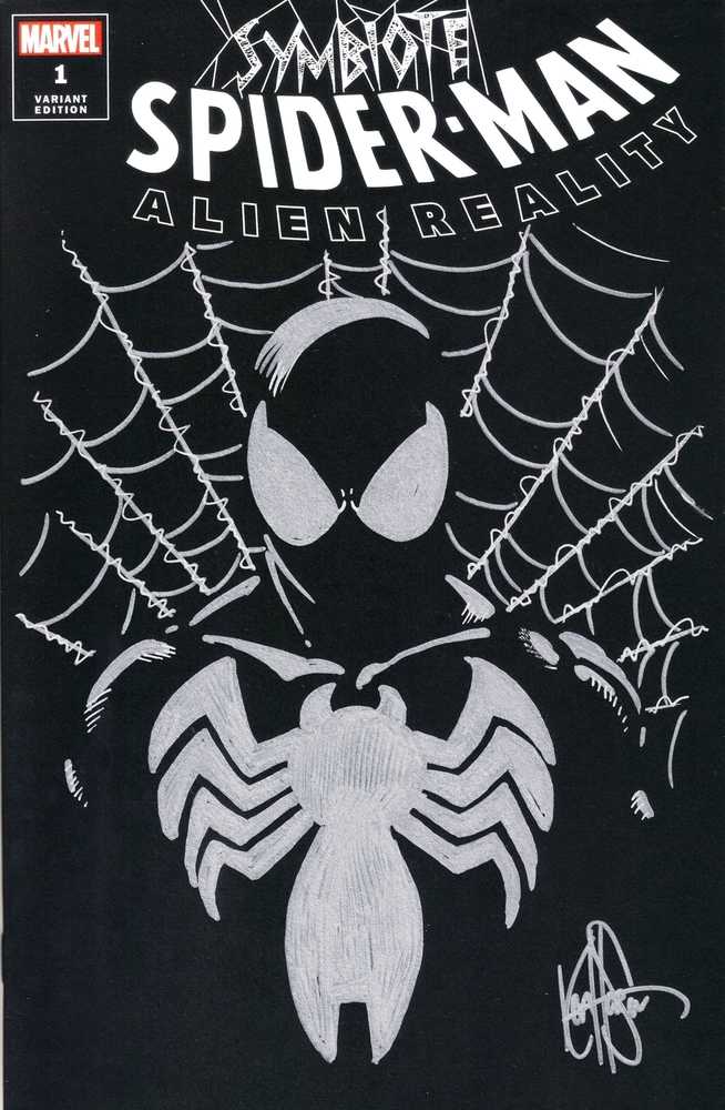 Df Symbiote Spiderman Alien Reality Signed Remark Haeser