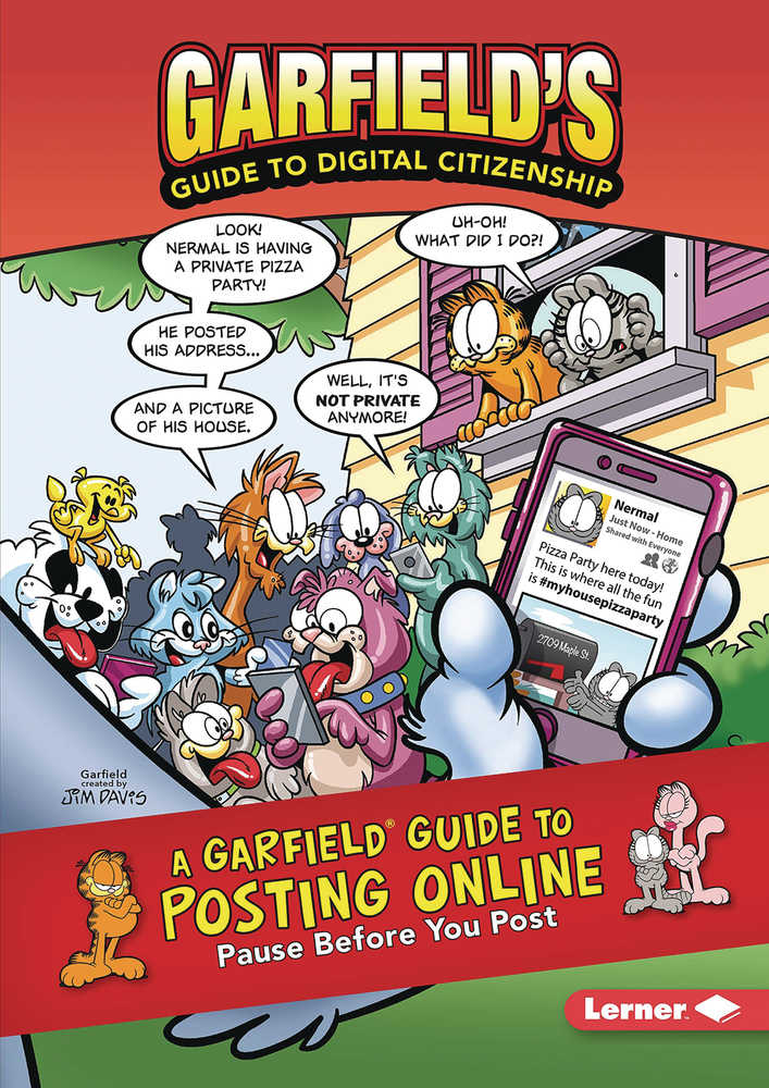 Garfields Guide To The Digital Citizenship Graphic Novel Posting Online 