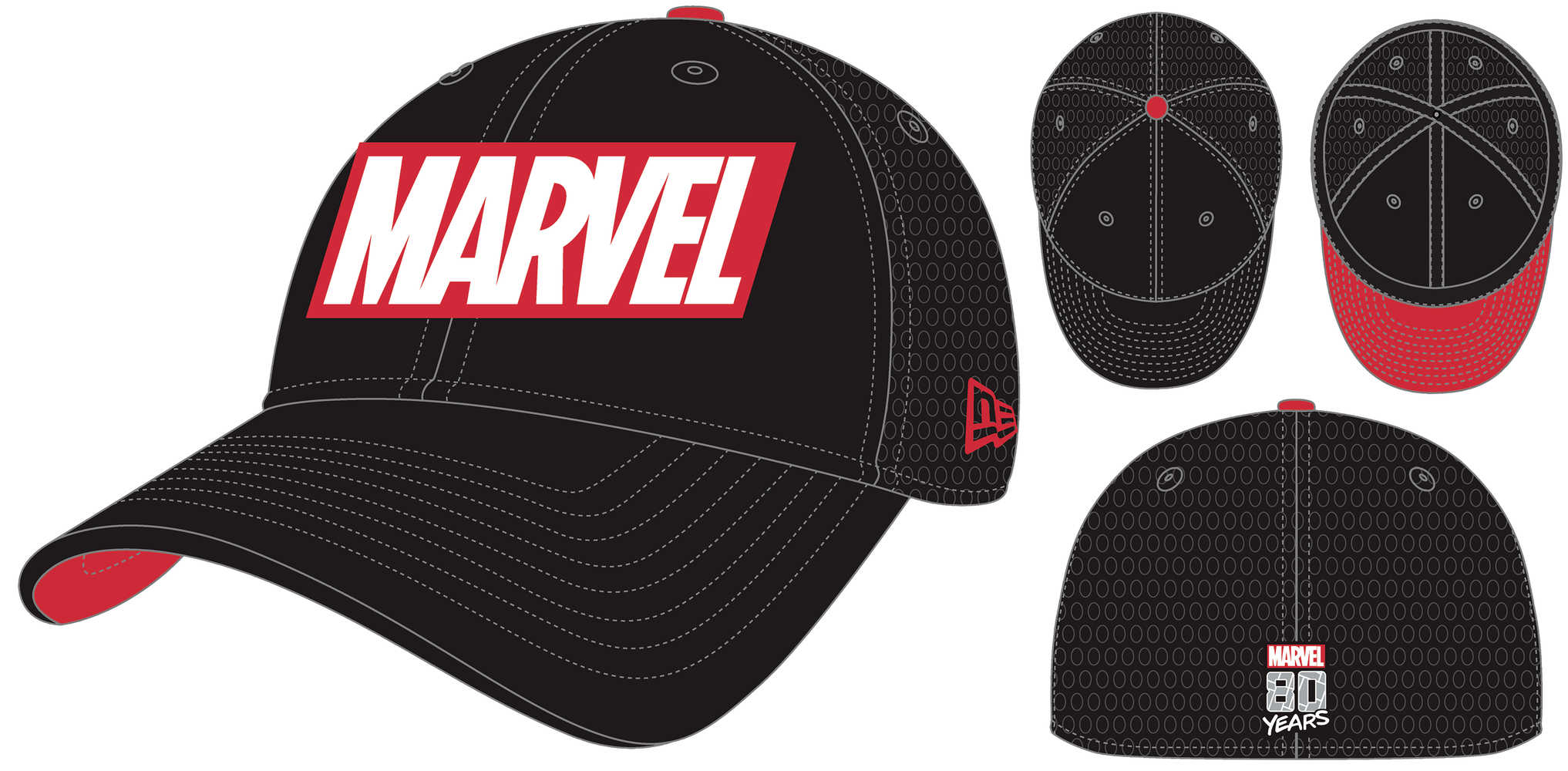 Marvel Comics Logo Previews Exclusive Neo Flexfit Cap 