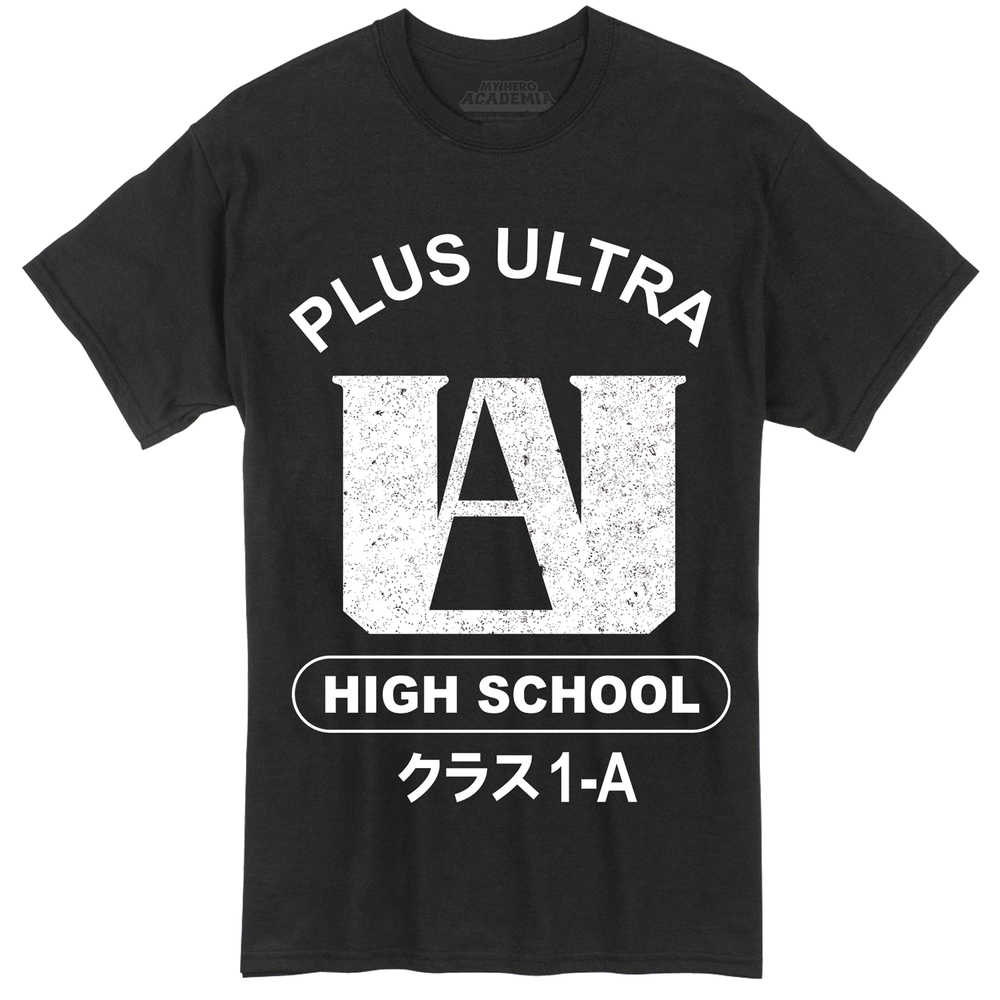 My Hero Academia Plus Ultra Blk T-Shirt MED 
