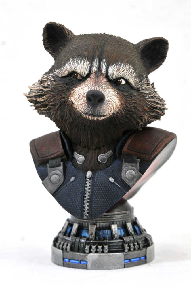 Marvel Legends In 3 D Avengers3 Rocket Raccoon 1/2 Scale Bust