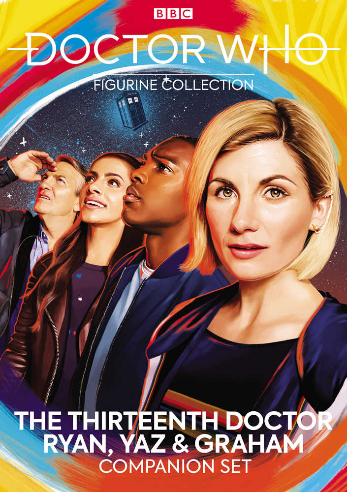 Doctor Who Figure Collector's Companion Set #7 13 Th Doctor And 3 Compa