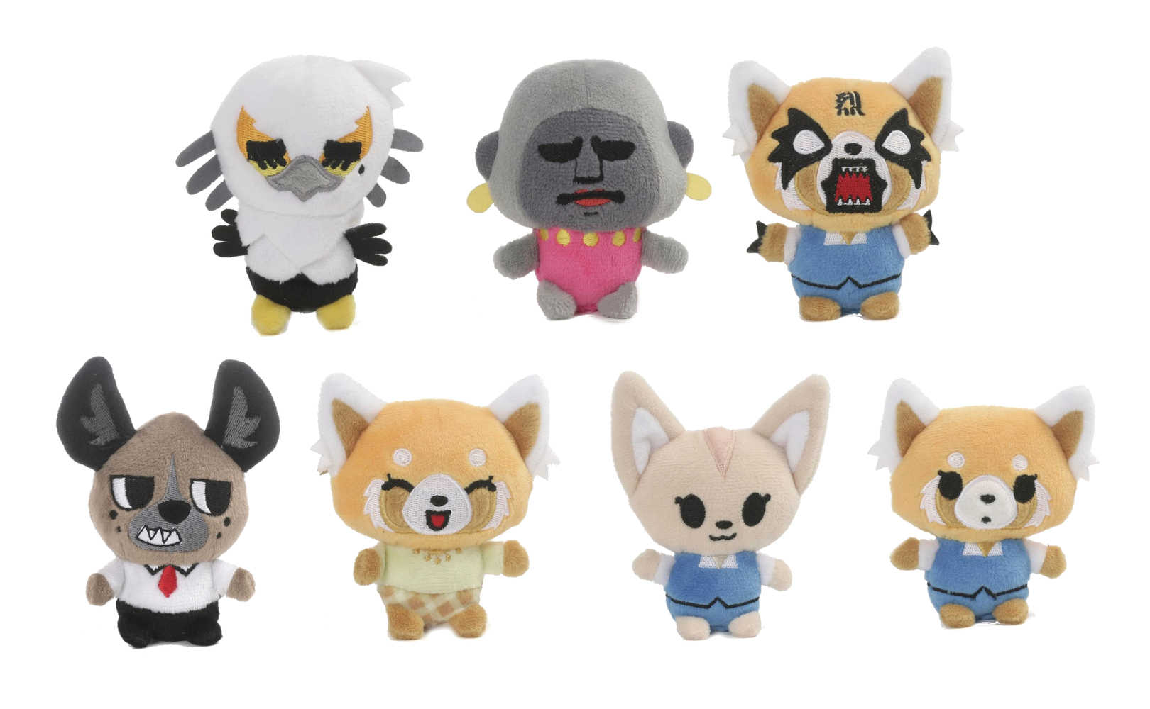 Aggretsuko Mini Plush 24 Pc Blind Mystery Box Display 