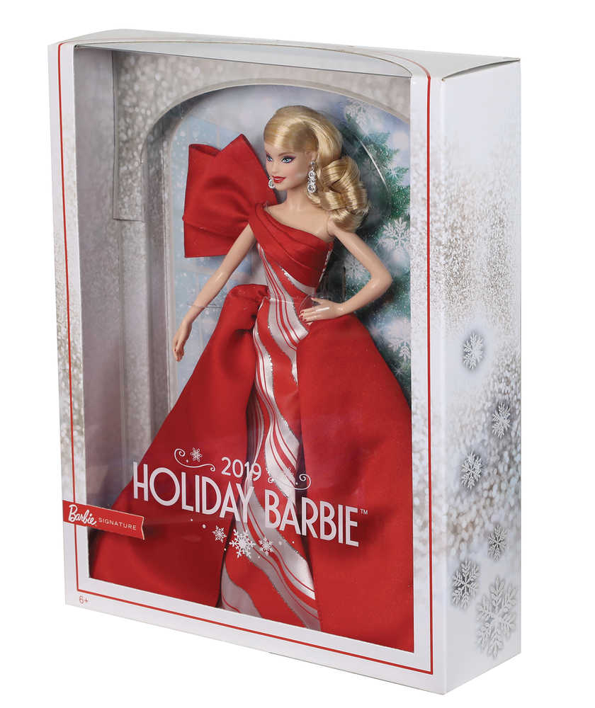 Barbie 2019 Holiday Collector's Doll Caucasian Ver Case  